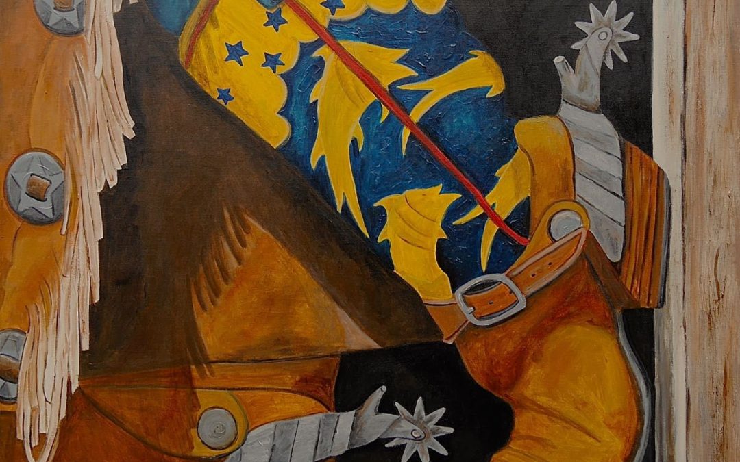 Cowgirl boots and spurs